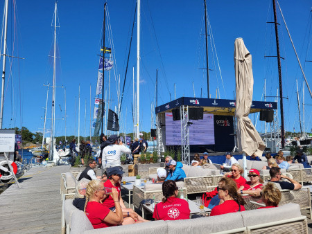 20250629. OceanLadies, ett finskt damlag som seglade Gotland Runt