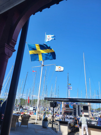 20250629. Det började blåsa rejält och blev stormvarning så starten fick vänta tills nästa morgon.